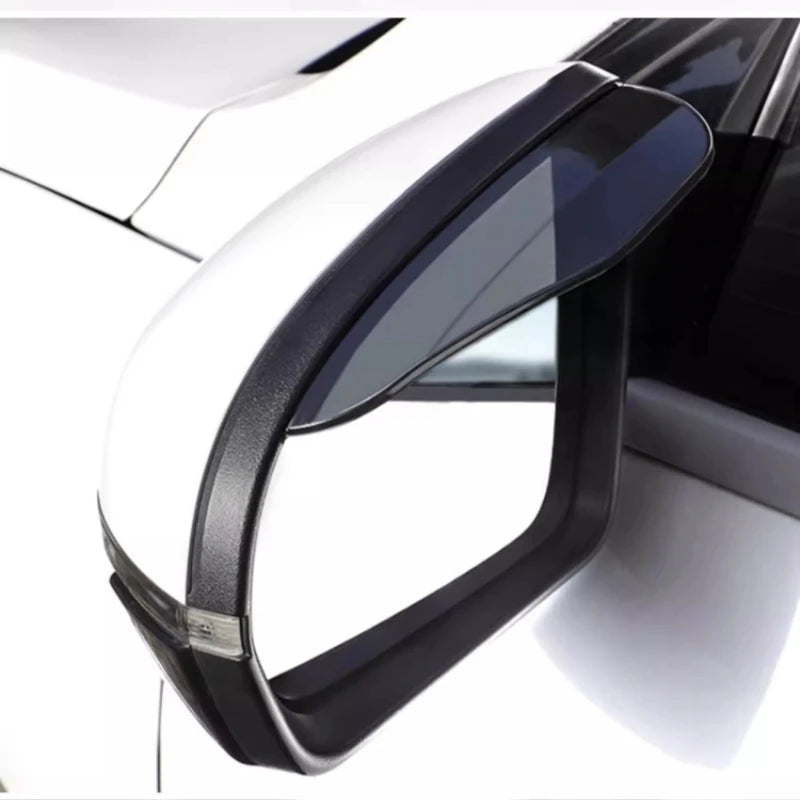 Car Rearview Mirror Rain Guard Sun Visor Cover 2PCS Mirror Rain Visor Axl 2PCS Black
