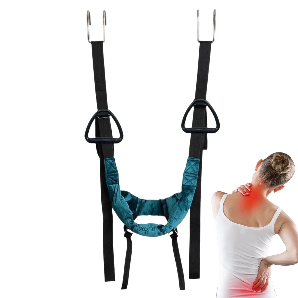 Adjustable Soft Cervical Neck Stretcher – Home, Office & Travel Neck Support Stretcher Axl