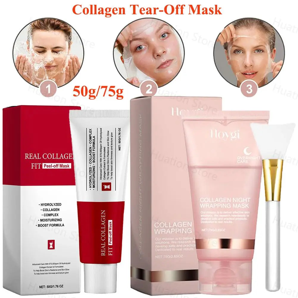 Collagen Peel Off & Overnight Mask – Korean Skin Care 50g/75g Collagen Face Mask Axl