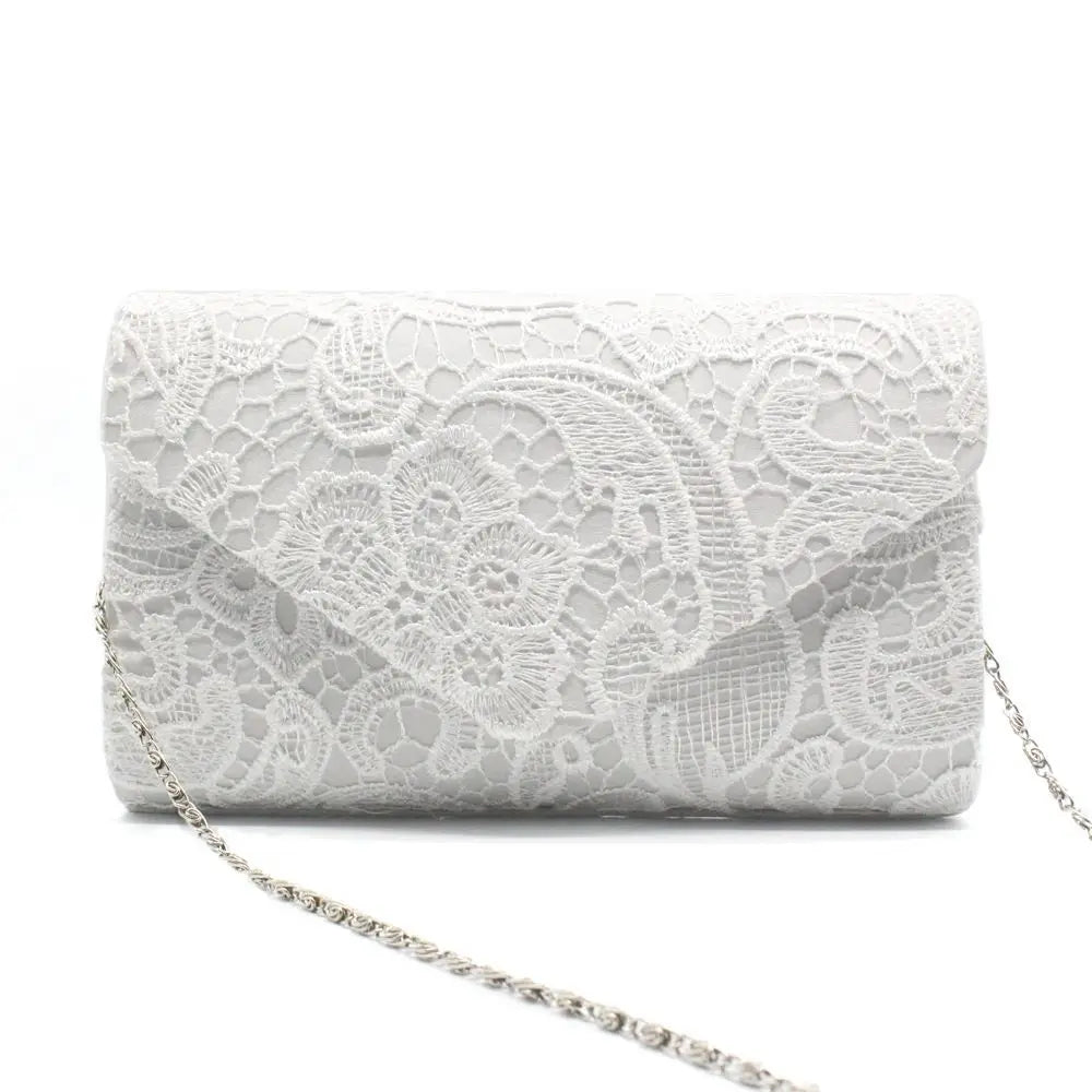 Women's Lace Clutch Bag – Evening Party & Wedding Purse Lace Clutch Bag Axl