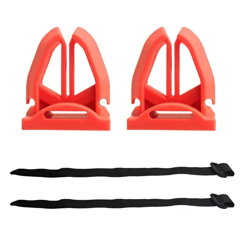 Portable Fishing Rod Holder Clips – Silicone Pole Fastener Fishing Rod Clip Axl 2Pcs Orange
