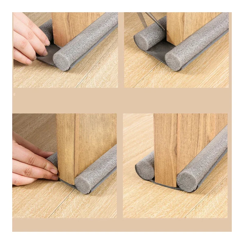 Flexible Door Bottom Seal Strip – Draft & Dust Blocker Door Draft Stopper Axl