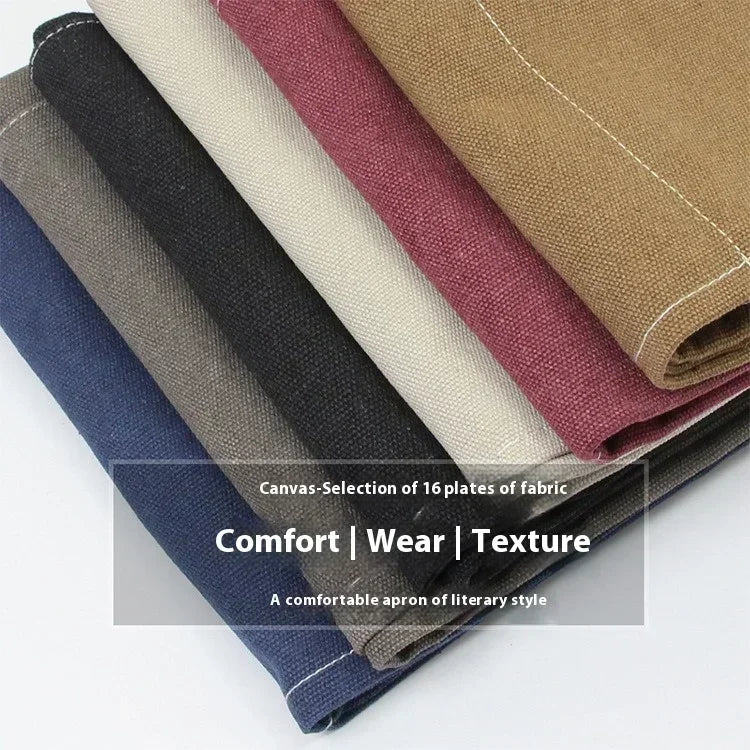 Canvas Chef Apron Cross-Back Straps – BBQ, Kitchen & Salon Canvas Chef Apron Axl