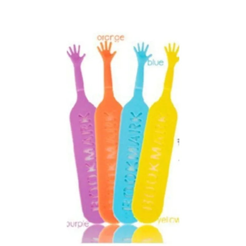 4-Color Kids Plastic Bookmarks Set – Page Markers & Gift Kids Bookmark Set Axl