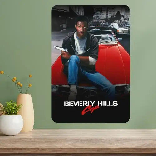 Beverly Hills Cop Metal Poster Sign – Retro Aluminum Wall Art Metal Wall Sign Axl aluminum sign aluminum 40x30cm