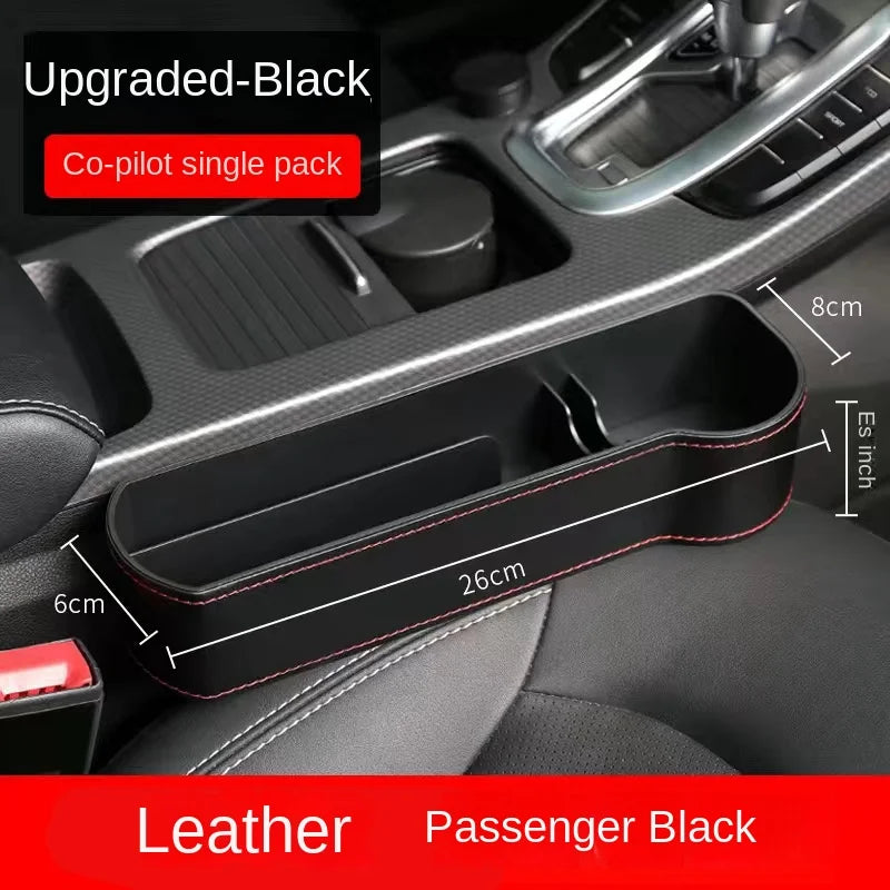 Car Seat Gap Filler Console Organizer – ABS Storage Box Car Seat Organizer Axl Passenger Black