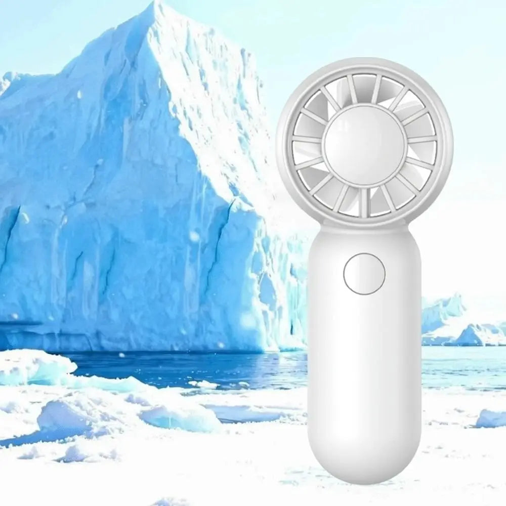 USB Rechargeable Handheld Mini Fan – 3 Speed 500mAh Battery Handheld Mini Fan Axl