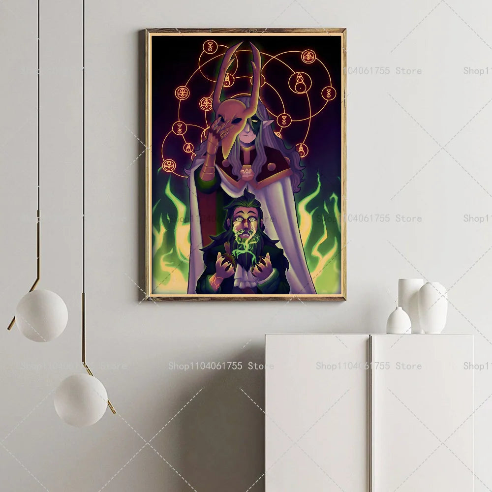 Five Nights at Freddy's Wall Poster – Self-Adhesive Waterproof Wall Art Poster Axl