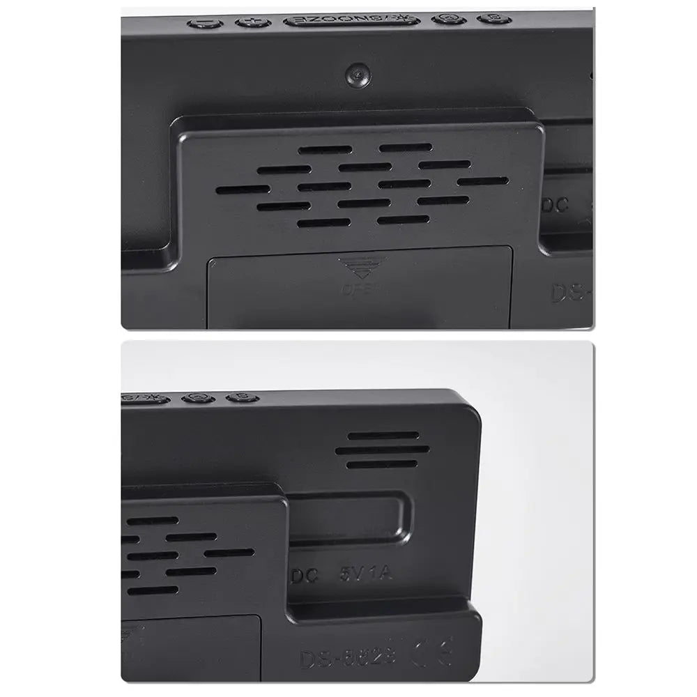 Voice Control LED Digital Alarm Clock with Temperature Display LED Alarm Clock Axl