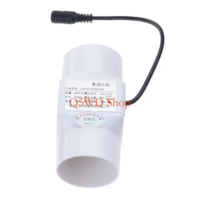 12V Quiet Inline Duct Fan – Pipe Ventilation & Exhaust Fan Inline Duct Fan Axl