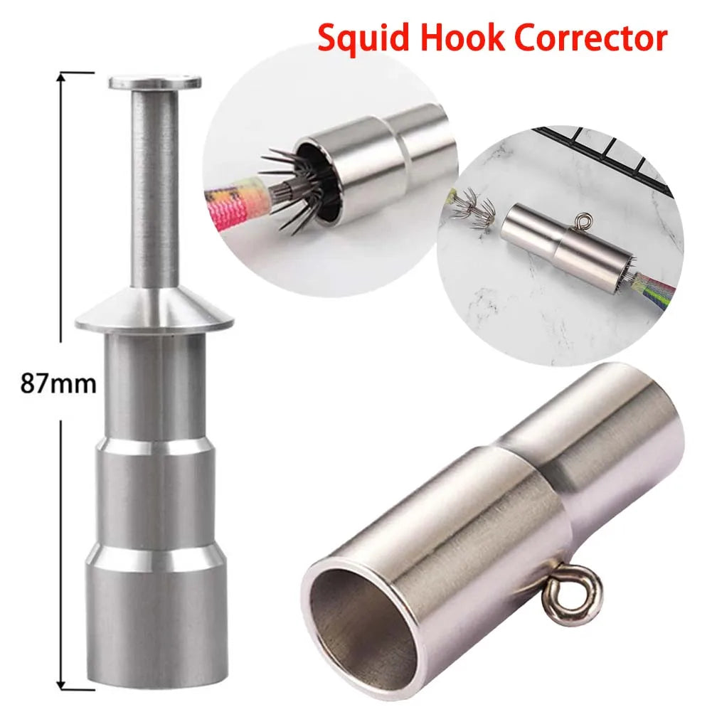 Stainless Steel Squid Hook Corrector & Recovery Tool Hook Recovery Tool Axl
