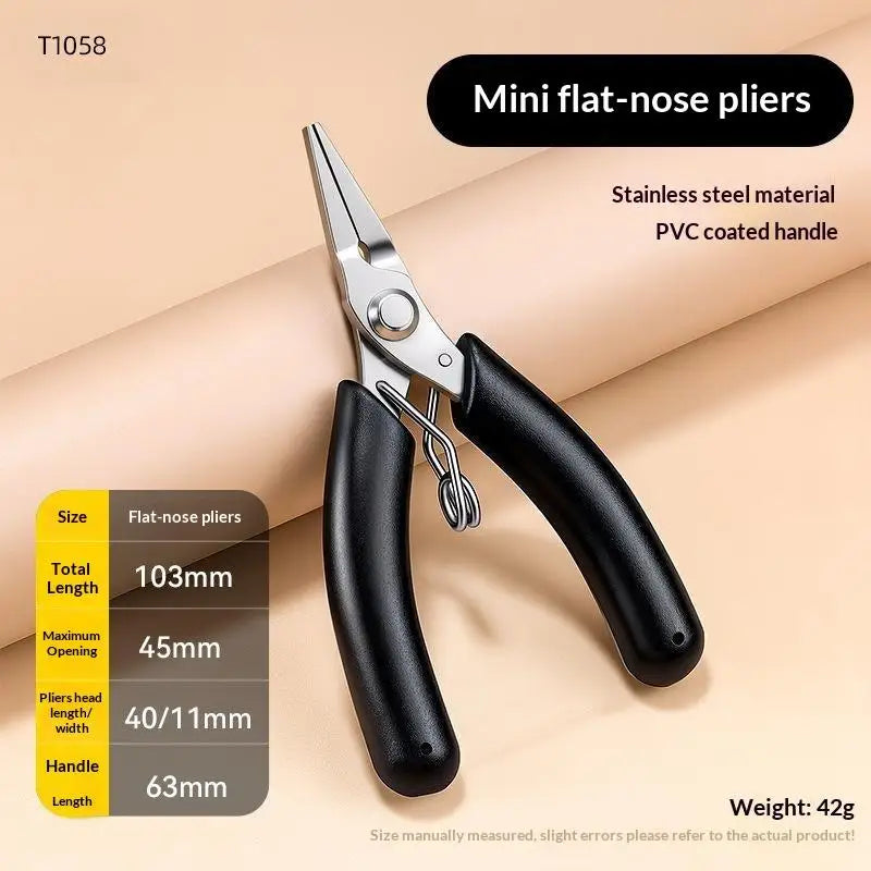 Mini Needle Nose Pliers – Stainless Steel Jewelry Making Tool Mini Jewelry Pliers Axl A3