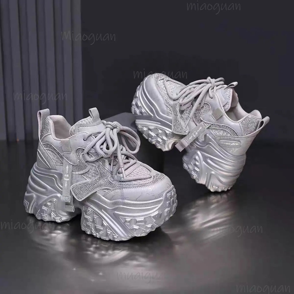 Women's Chunky Sneakers – Breathable Non-Slip Casual Shoes Chunky Sneakers Axl