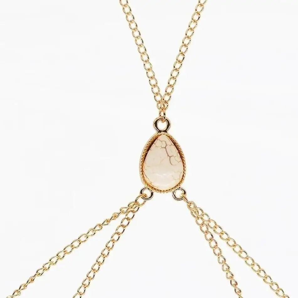 Multilayer Tassel Bead Belly Chain – Crystal Waist Body Chain Body Chain Jewelry Axl