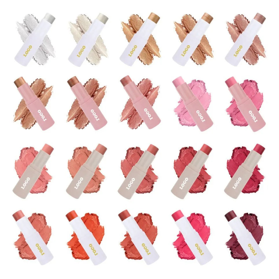 Vegan Blush Stick Highlighter – Waterproof Private Label Blush Highlighter Stick Axl