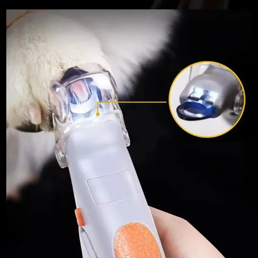 LED Pet Nail Clipper with Light & 5x Magnifier | Dogs & Cats Pet Nail Clipper Axl