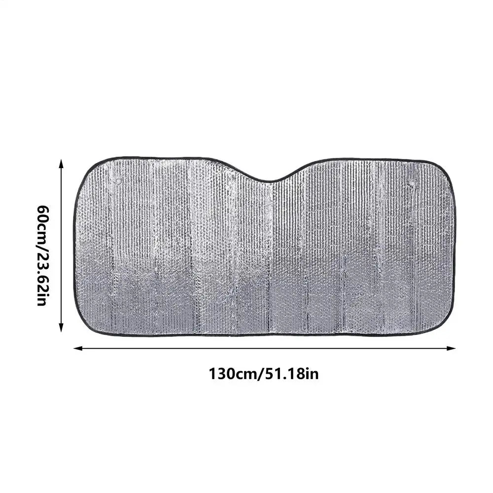 Foldable Car Windshield Sun Shade – UV & Heat Shield Windshield Sun Shade Axl 130x60cm