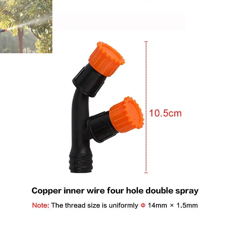 Adjustable Atomizing Misting Nozzle 1/2/3 Head – Garden Sprayer Garden Misting Nozzle Axl B