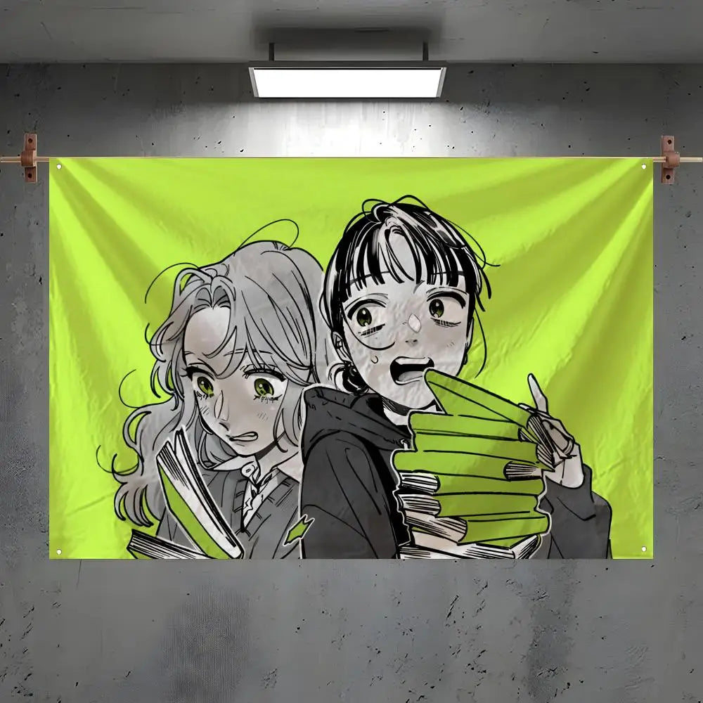 Anime TGSWIIWAGAA Flag – Wall Art Banner | 6 Sizes Anime Wall Flag Axl White1 60x90cm