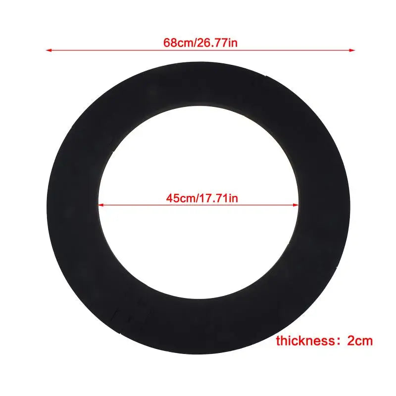 4-Pc EVA Dartboard Surround Ring Set – 18" Wall Protector Dartboard Surround Ring Axl