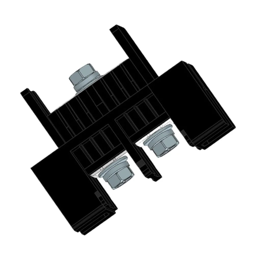 5-Pack Copper Terminal Block High-Current Flame-Retardant PA Cover Electrical Terminal Block Axl black China Mainland
