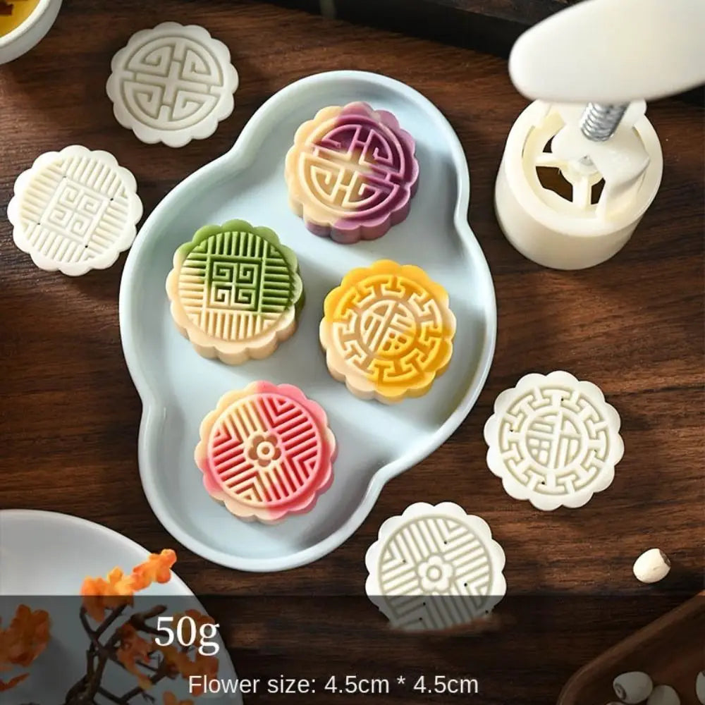Mooncake Mold – Sakura Flower Stamp & Fondant Cake Tool Baking Mold Axl