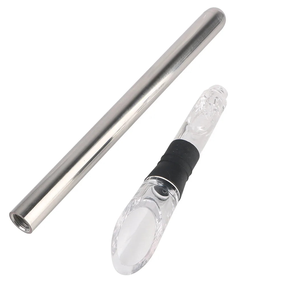 4-in-1 Wine Chiller Stick – Stainless Steel Cooler & Pourer Wine Chiller Stick Axl