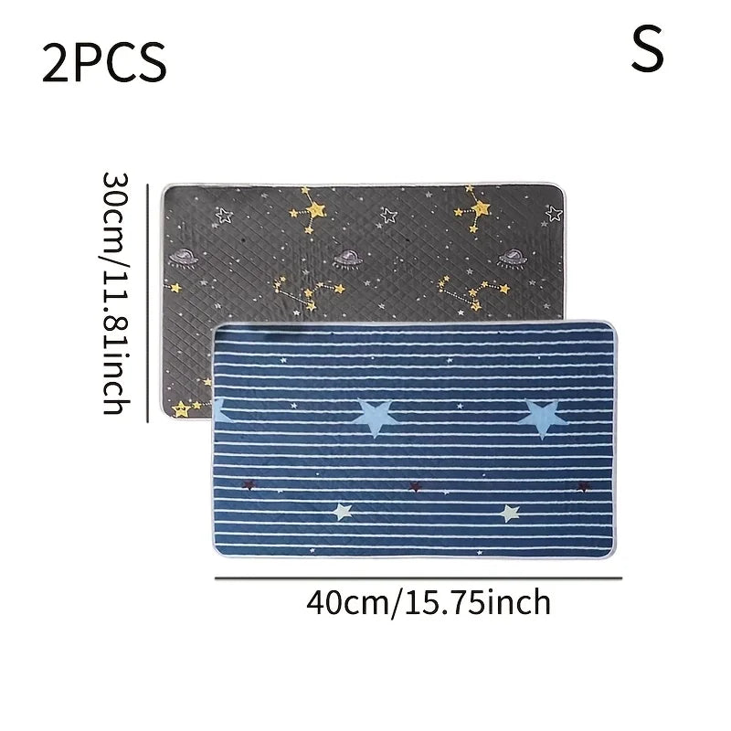 KEMORELA 2-Pack Washable Dog Training Mats | Reusable Pet Pad Dog Training Mat Axl 2PCS 40X30cm