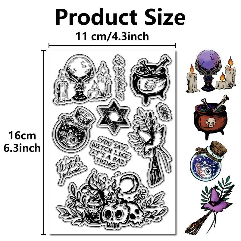 ATC Frames Clear Stamp – Vintage Butterfly & Flowers Journaling Clear Silicone Stamp Axl AECH04-05482