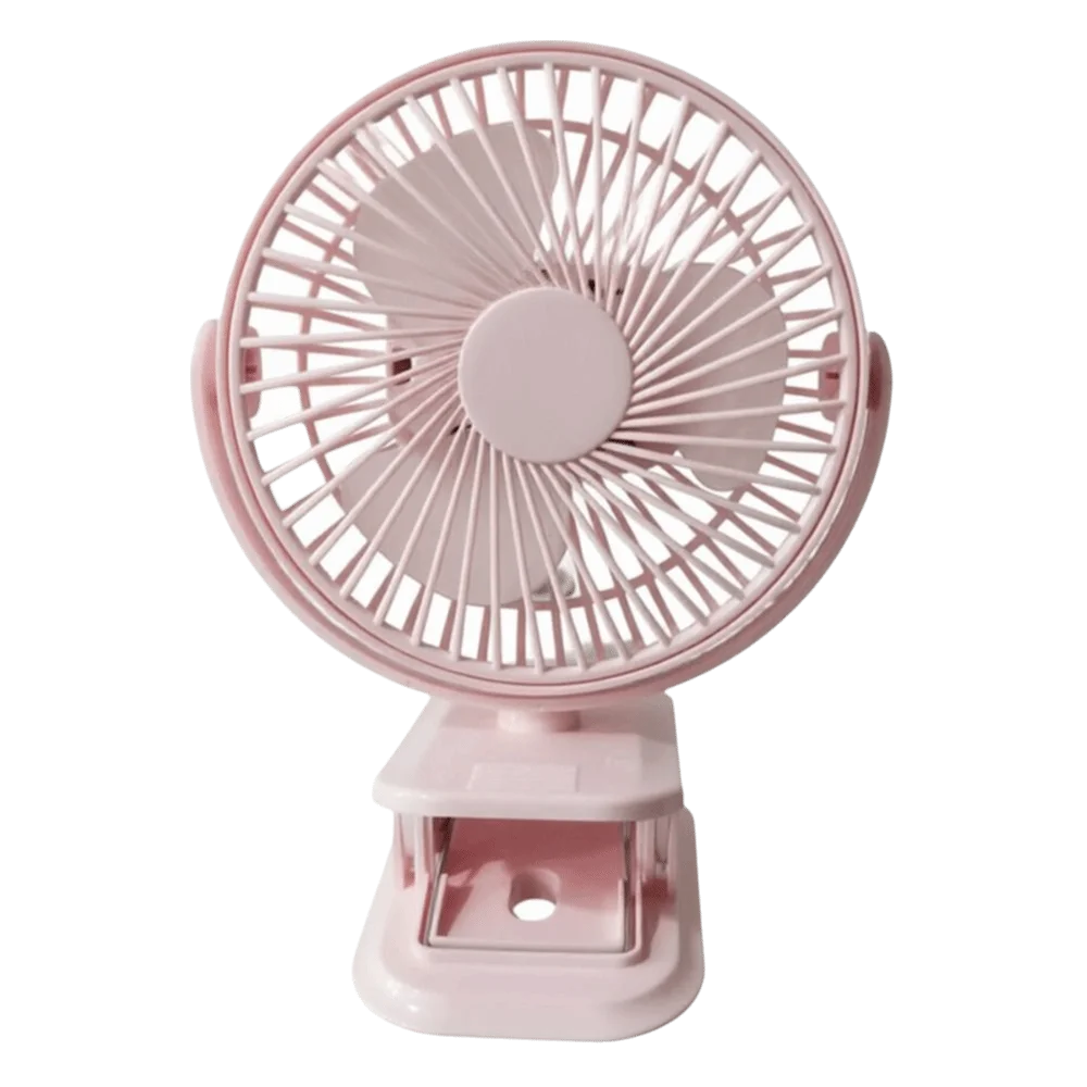 USB Rechargeable Clip-On Fan Light Combo – Silent & Portable Clip-On Fan Light Axl