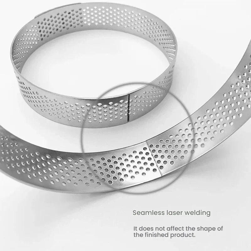 Perforated 304 SS Tart Ring 5cm – French Flan Baking Mold Tart Baking Mold Axl