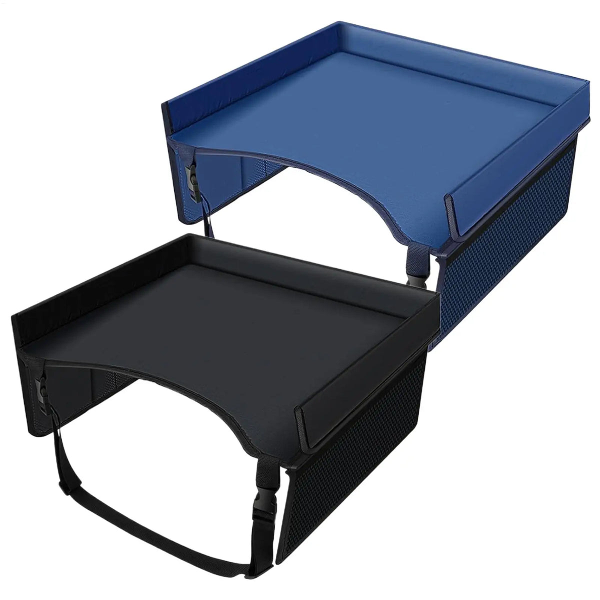 Kids Foldable Car Seat Tray – Travel Table with Pockets Kids Travel Tray Axl
