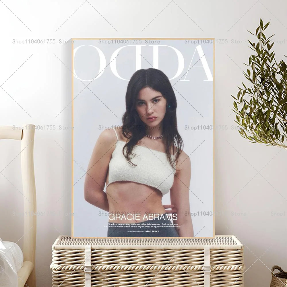 Gracie Abrams Poster – Self-Adhesive Waterproof Wall Art Print Wall Art Poster Axl z9 10x15cm No Frame