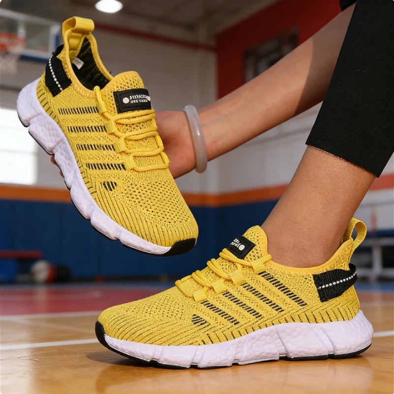 AZGB Knitted Mesh Lightweight Running Shoes – Unisex Sneakers Mesh Running Shoes Axl