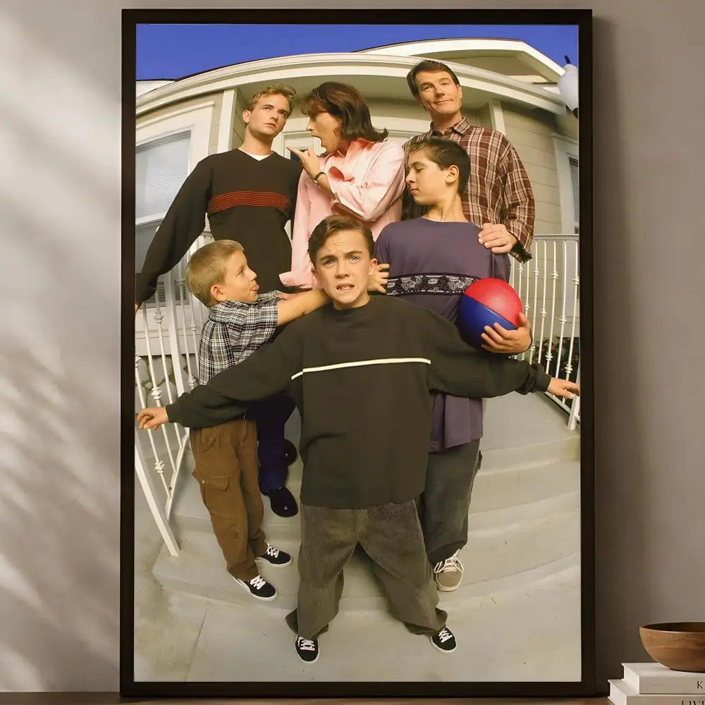 Malcolm in the Middle Poster – Self-Stick HD Waterproof Wall Art Wall Art Poster Axl White14 60X90cmNoframe