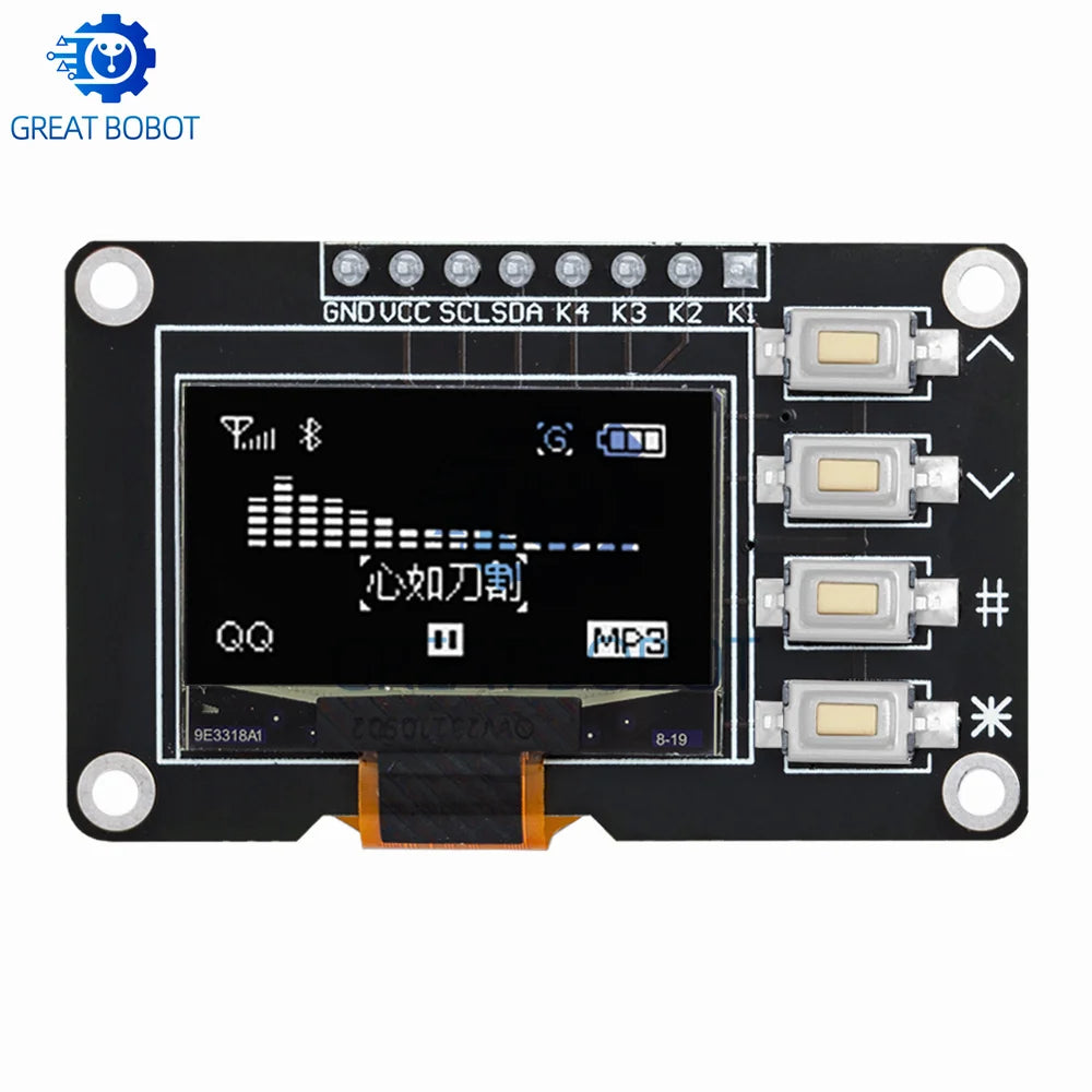 0.96" OLED Display Module 128x64 I2C SSD1315 for Arduino OLED Display Module Axl
