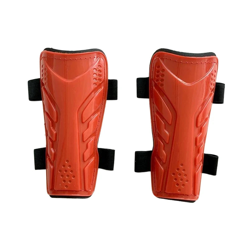 Kids Soccer Shin Guards with Leg Sleeves – Lightweight 1 Pair Soccer Shin Guards Axl Red