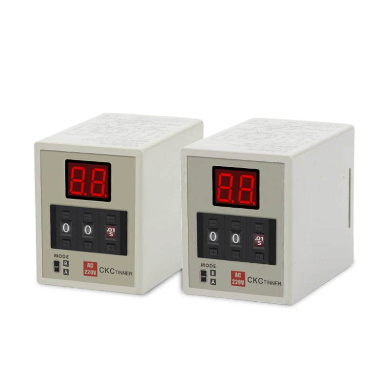 AH3-DM Digital Time Relay Dual Mode LED Delay Timer 12–380V Digital Time Relay Axl