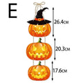 Halloween Hanging Door Sign – Ghost Pumpkin Witch Bat Decor Halloween Door Sign Axl E