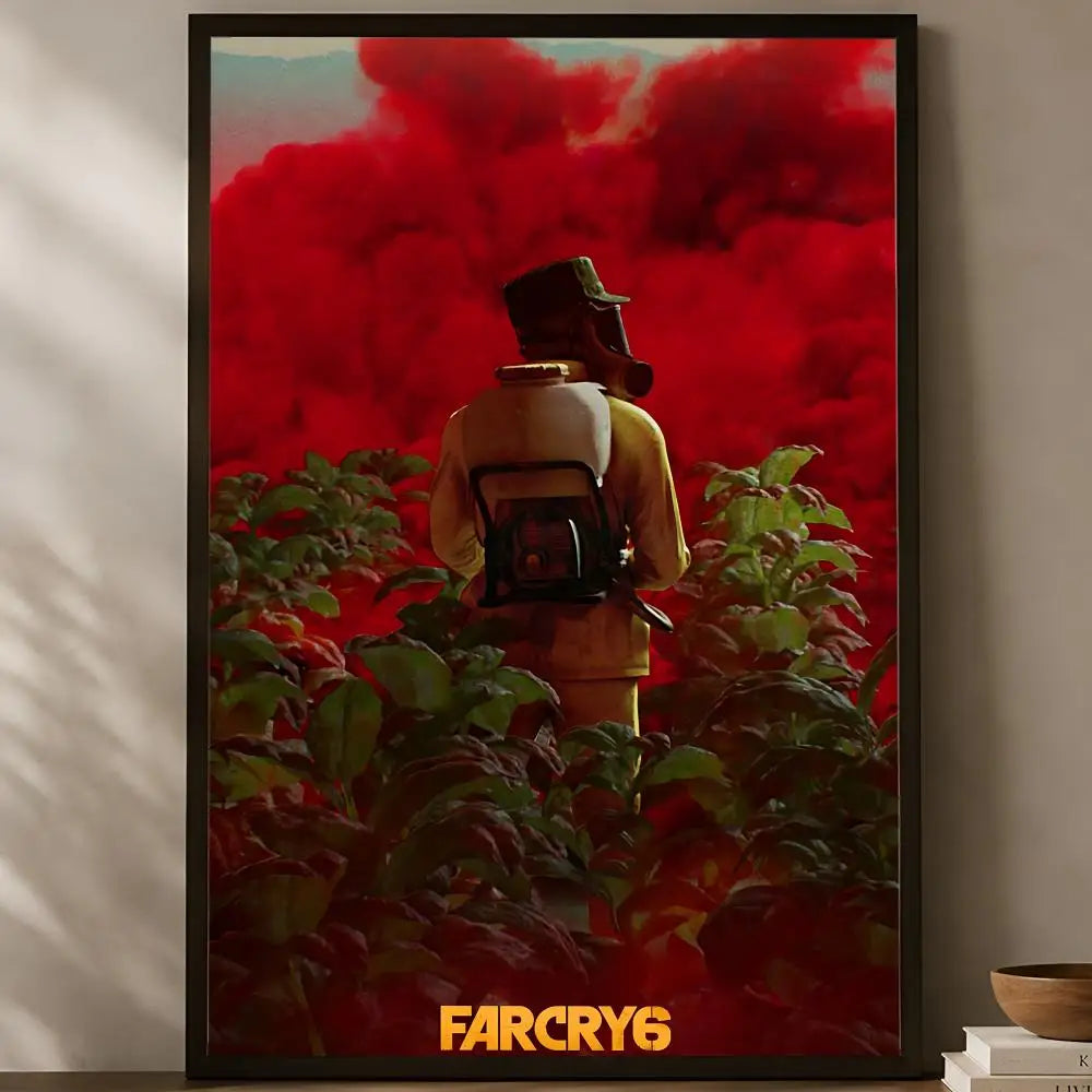 Far Cry Game Wall Art Poster – HD Self-Stick Waterproof Decor Wall Art Poster Axl White13 50X70cmNoframe