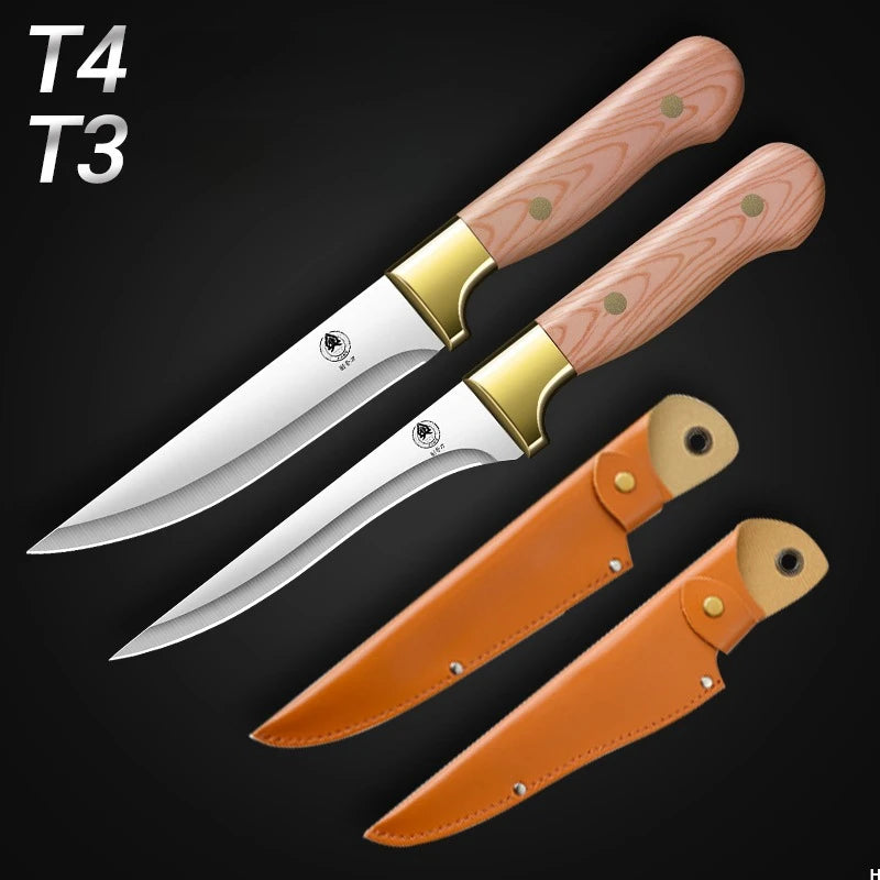 Stainless Steel Boning Knife Set 1/2/3 Pc – Sharp Butcher Knife Boning Knife Set Axl 2pcs A