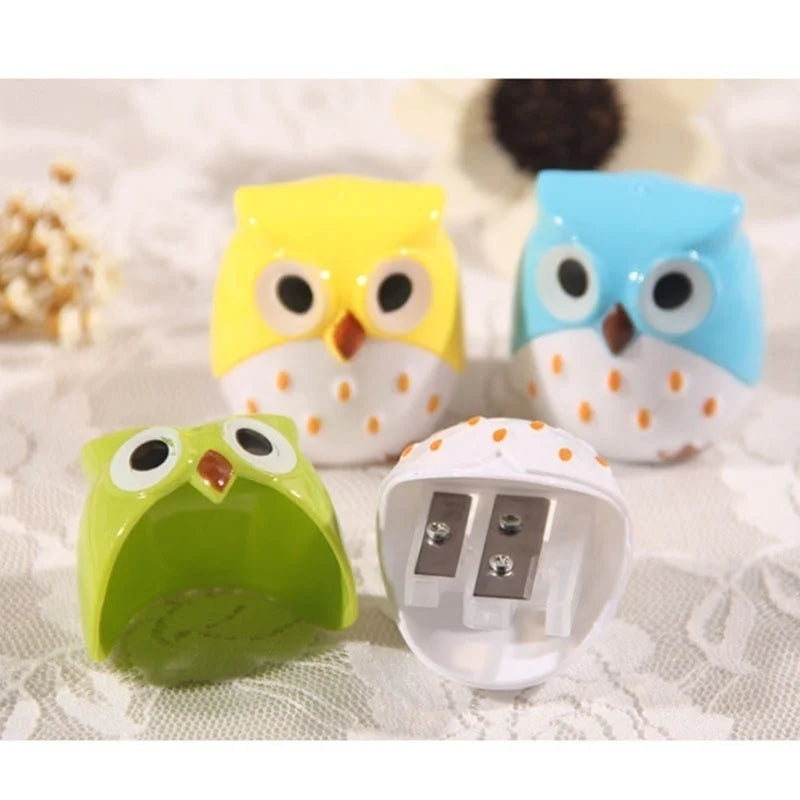 Cute Owl Pencil Sharpener – Mini Kids School Supply Pencil Sharpener Axl