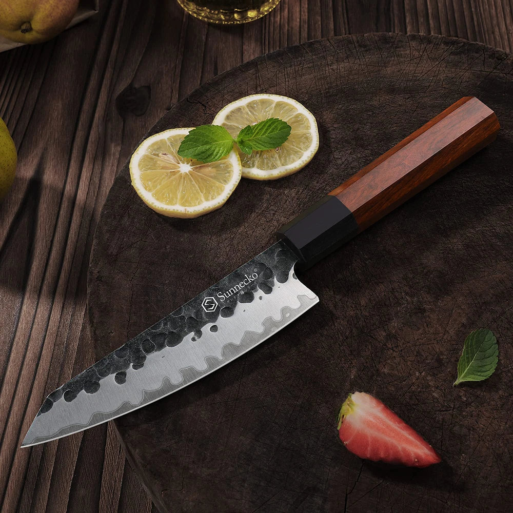 Sunnecko 5.5" Chef Knife – High Carbon Stainless Steel Kitchen Chef Knife Axl