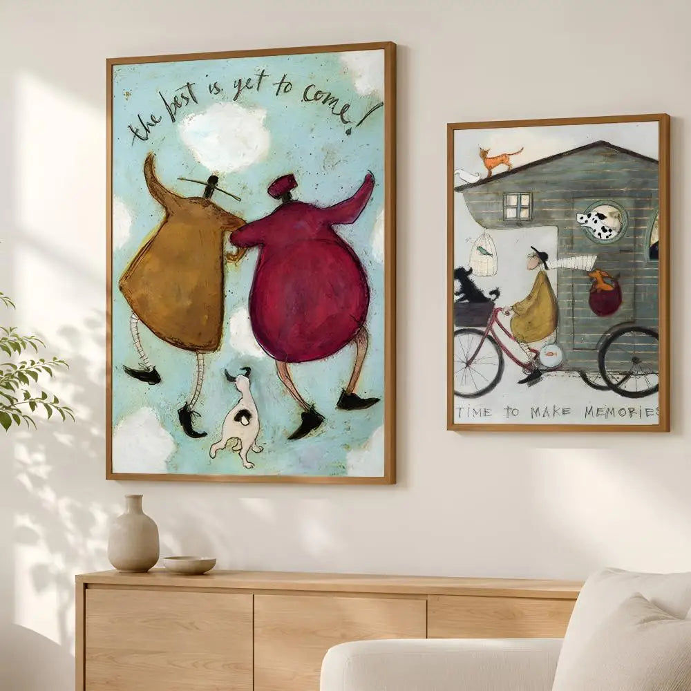 Sam Toft Wall Art Poster – Self-Stick Waterproof Home Decor Wall Art Poster Axl