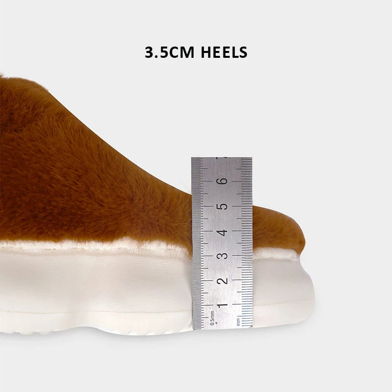 Lorilury Tiger Claw Fuzzy Faux Fur Slippers – Unisex Indoor Slides Novelty Fuzzy Slippers Axl