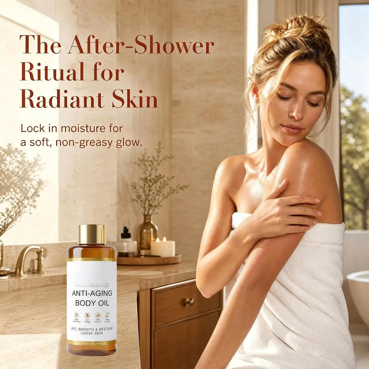 100ml Revitalizing Body Oil – Moisturizing, Brightening & Nourishing Body Oil Axl