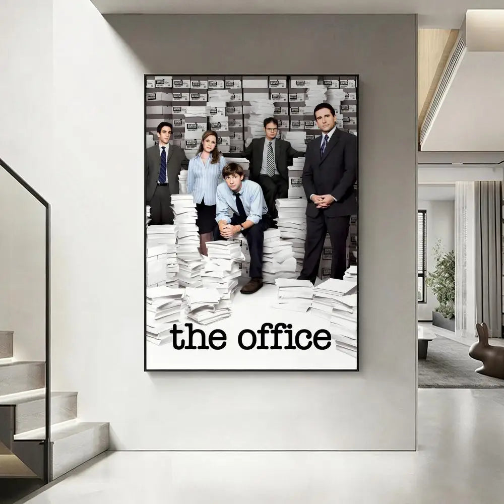 The Office TV Show Poster – HD Waterproof Wall Art Print Wall Art Poster Axl White8 30X40cmNoframe