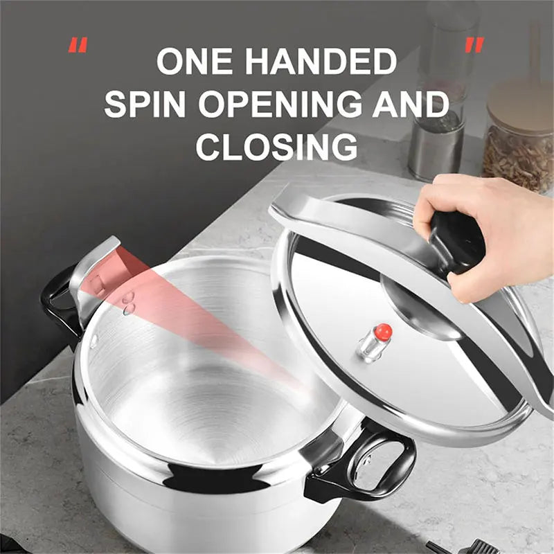 Aluminum Pressure Cooker 3L–5L | Gas Stovetop Canner Stovetop Pressure Cooker Axl