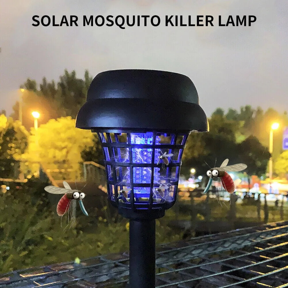 Solar Mosquito Zapper Lawn Lamp – Chemical-Free, Multi-Use Solar Bug Zapper Axl