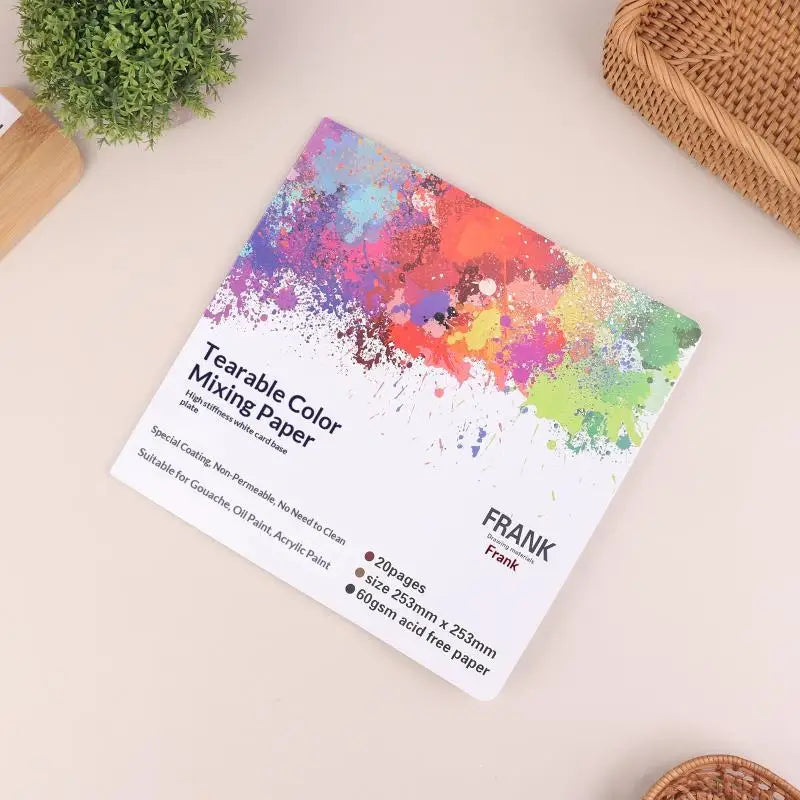 Disposable Tear-Off Palette Paper – Acrylic, Oil & Watercolor Palette Paper Pad Axl M